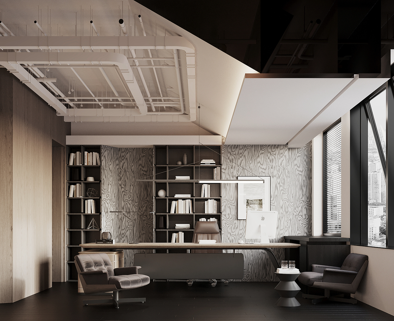 办公室设计表现（图ZMzUxNTc3MjY4） - 其他空间 - 站酷设计师近在咫尺设计原创素材 - 站酷ZCOOL