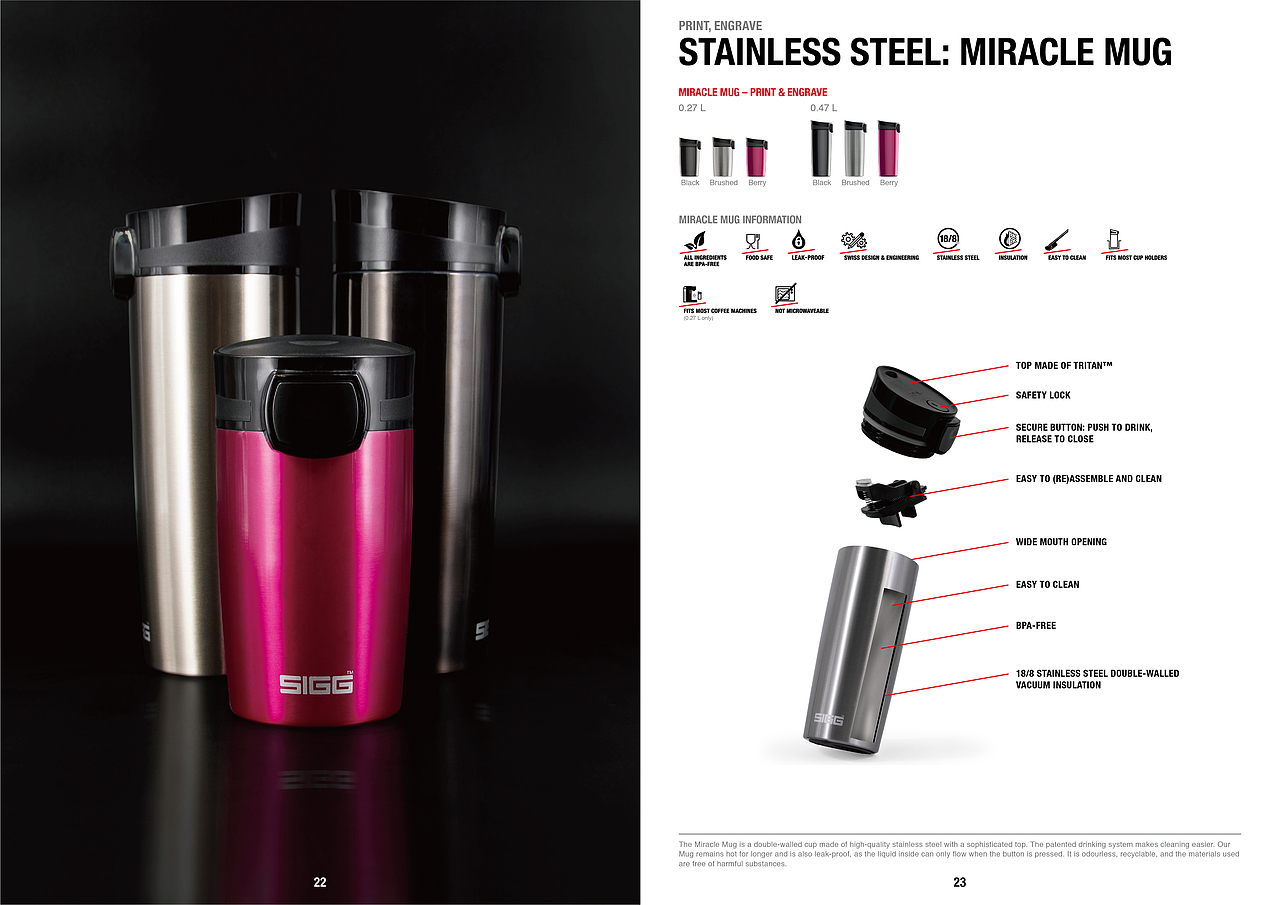 分享 · 瑞士SIGG公司礼品定制系列产品画册