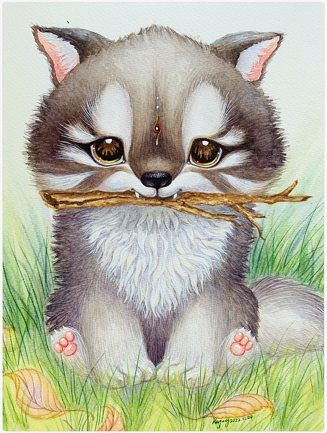 水彩萌宠4（图ZMzMyMjEyMTcy） - 创作习作 - 站酷设计师吹暖风的猫原创素材 - 站酷ZCOOL