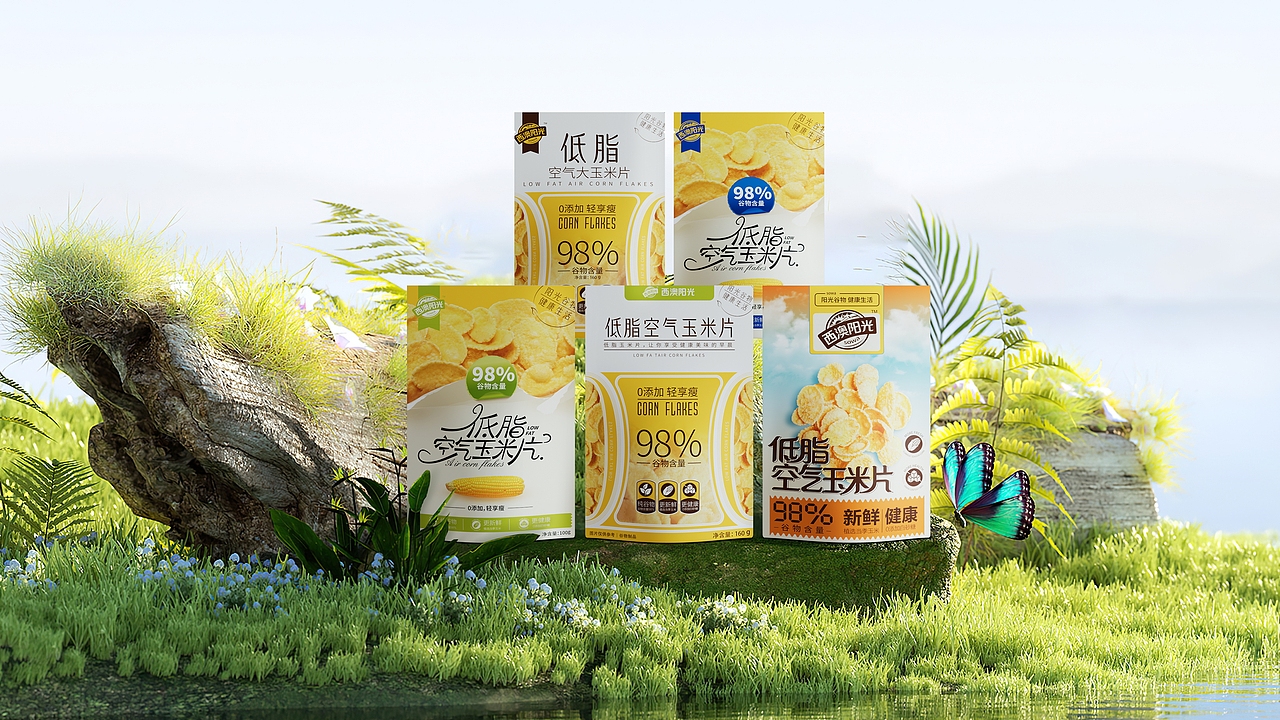 西麦食品 | 2023年玉米片包装设计（图ZMzQyMzA4NTQ4） - 包装 - 站酷设计师自由人创意设计原创素材 - 站酷ZCOOL