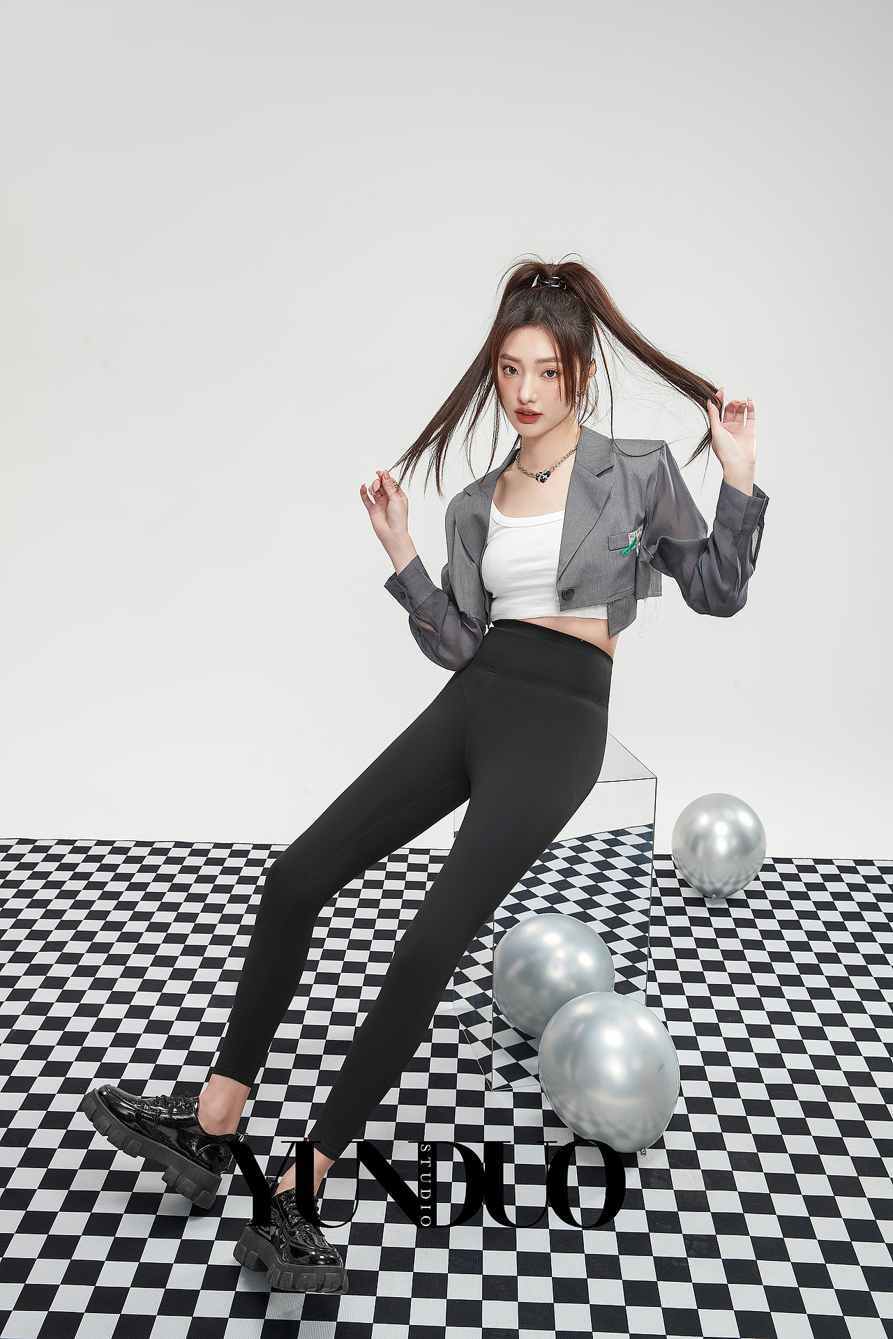 2023他她裤 春夏 小黑裤 运动裤,瑜伽裤,芭比裤,