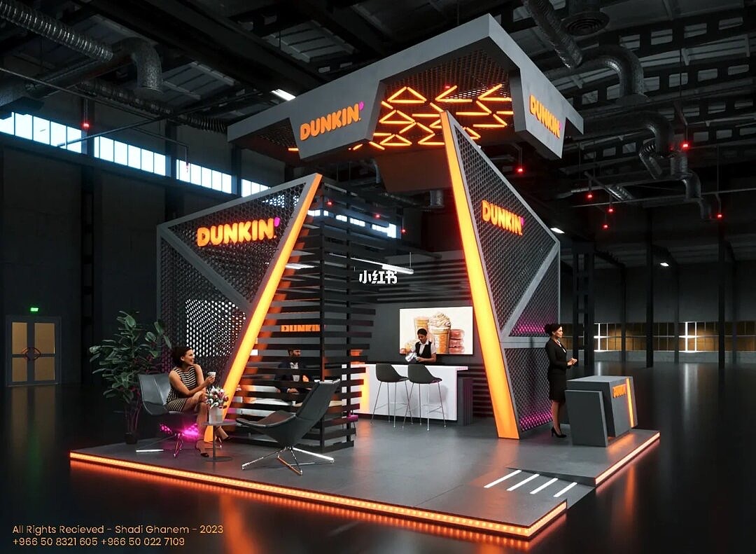 网红快闪科技展馆美陈设计分享（图ZMzU4ODcyNjMy） - 建筑/空间 - 站酷设计师WDHAKSHD原创素材 - 站酷ZCOOL