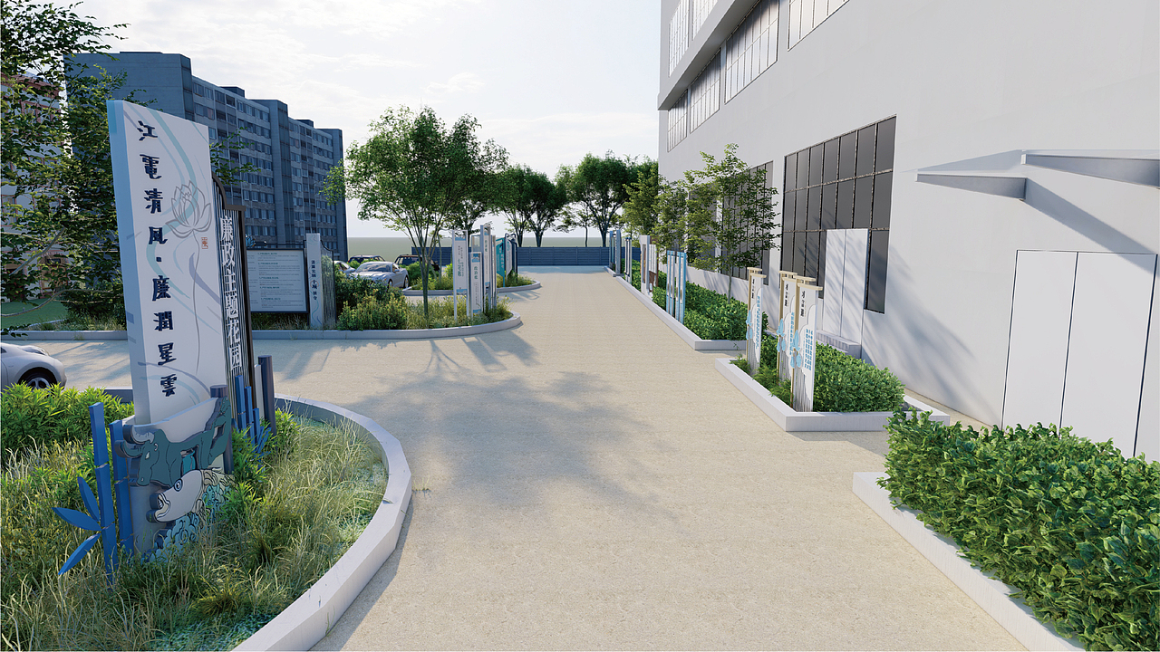 江川供电局廉政走廊（全案）（图ZMzY2MTEzNTk2） - 景观设计 - 站酷设计师云南凯瑞设计原创素材 - 站酷ZCOOL