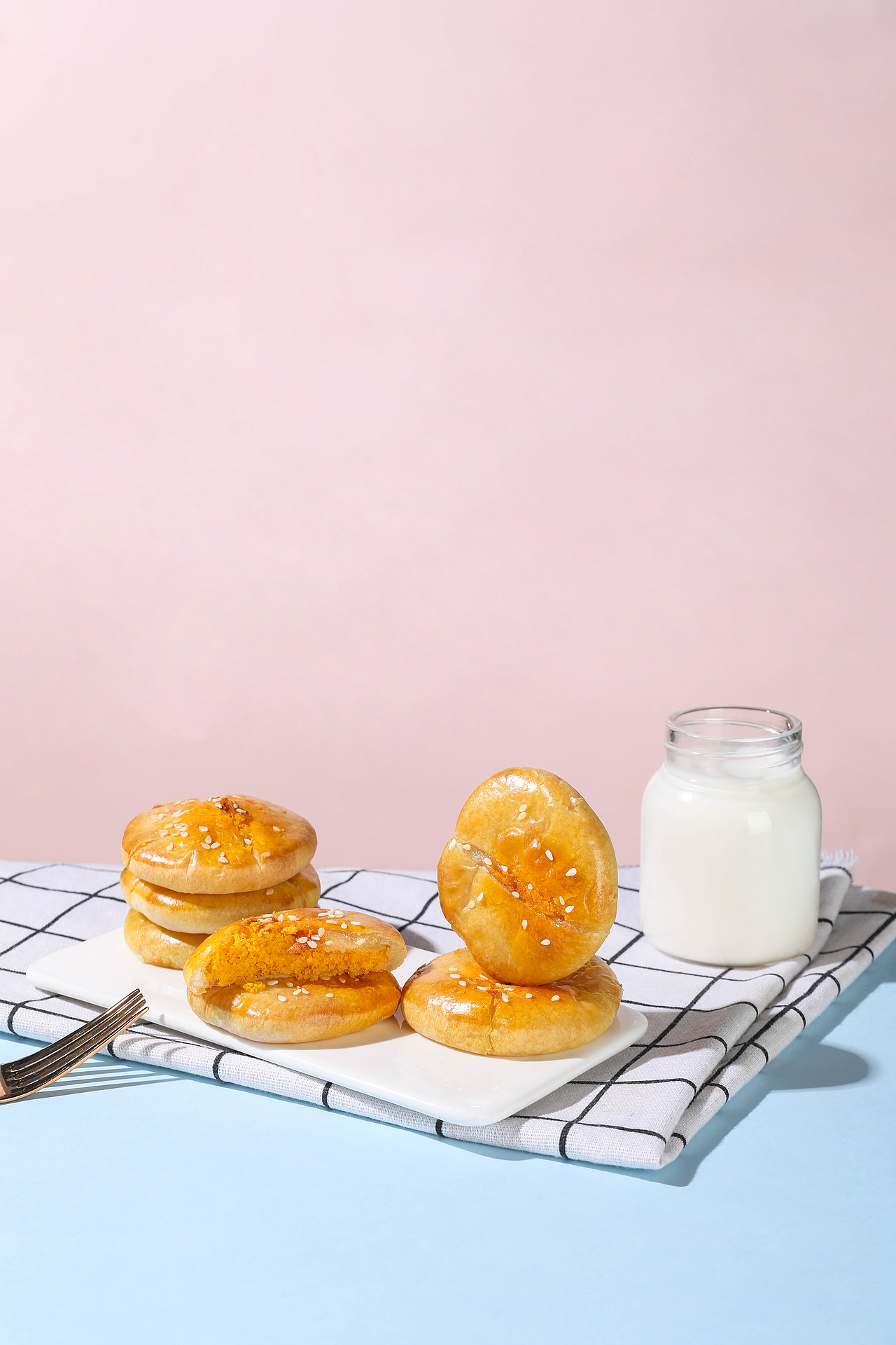 面包 / 土司 / 蛋黄饼拍摄