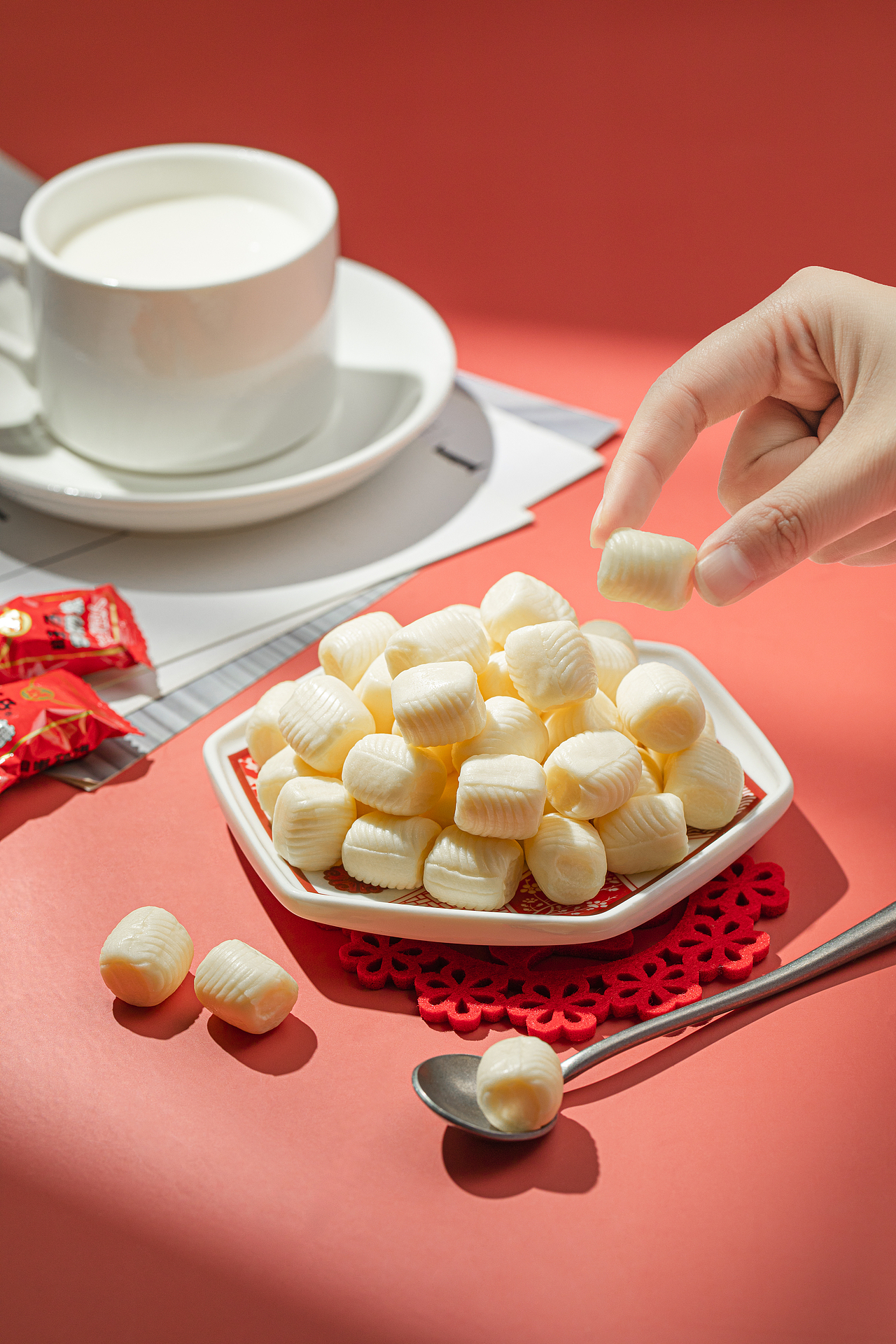 美食摄影/牛奶糖