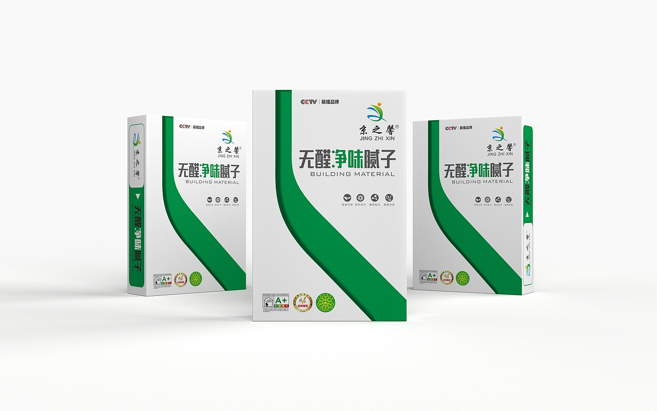 粉刷石膏腻子粉包装设计-悟杰品牌视觉设计