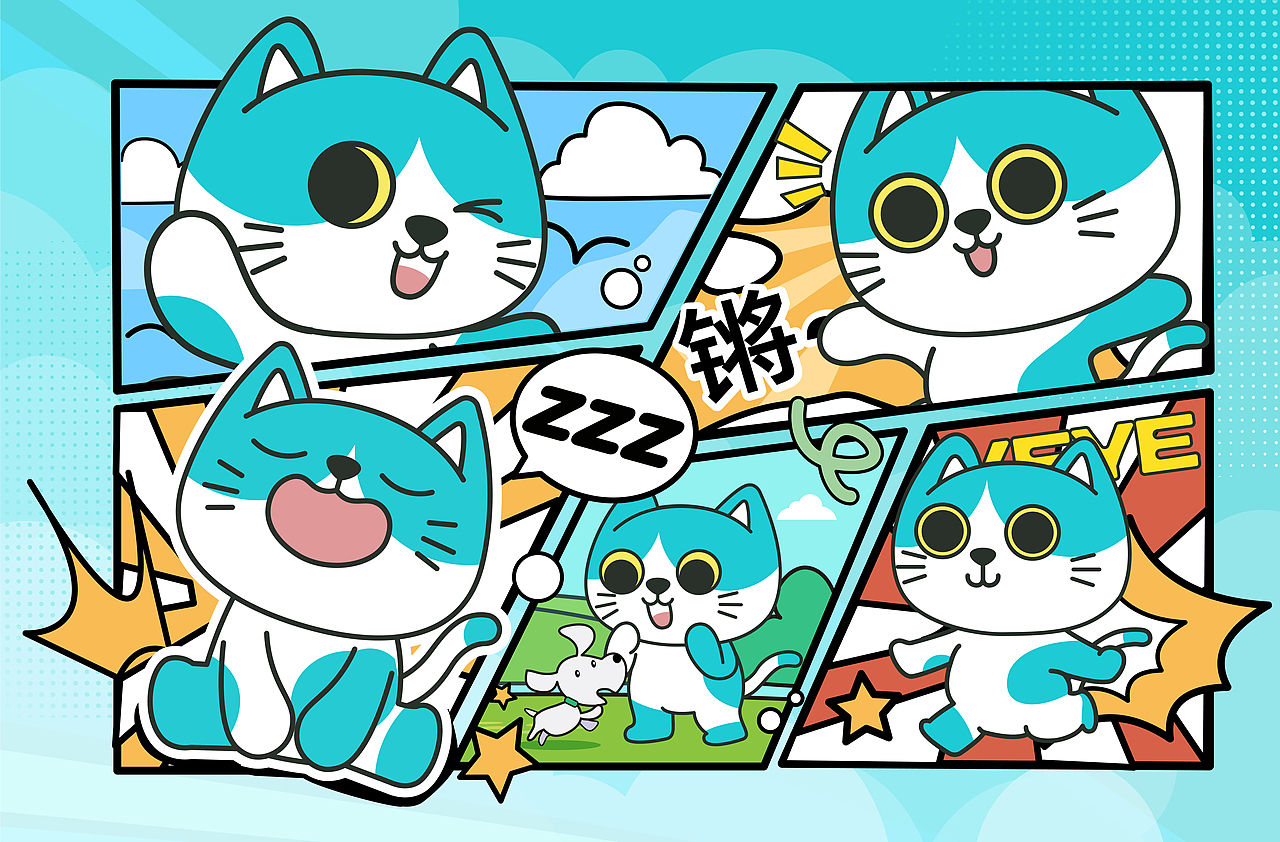 东呈集团-青猫（图ZMzQyNzg1OTIw） - IP形象 - 站酷设计师深圳里域品牌原创素材 - 站酷ZCOOL