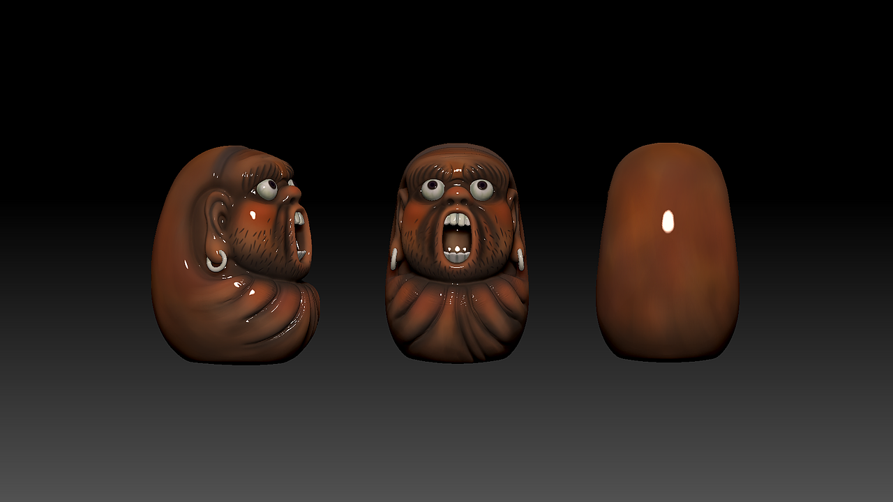 【临摹】达摩根付