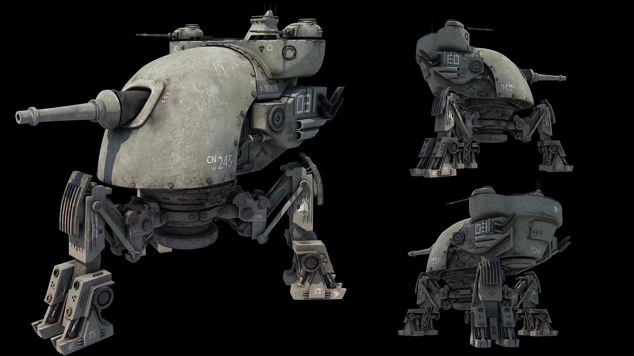 概念模型：百夫长攻城机甲（图ZMzEwNjIwMTgw） - 机械/交通 - 站酷设计师Lingsu_Concept原创素材 - 站酷ZCOOL