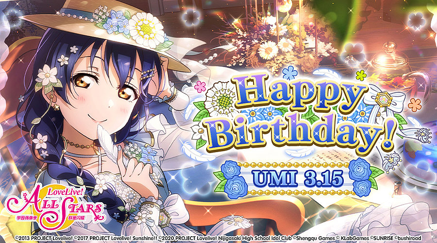 《Love Live! AS》2022年角色生日贺图（图ZMzI3MjU2NDg4） - 海报 - 站酷设计师edgar杨仔原创素材 - 站酷ZCOOL