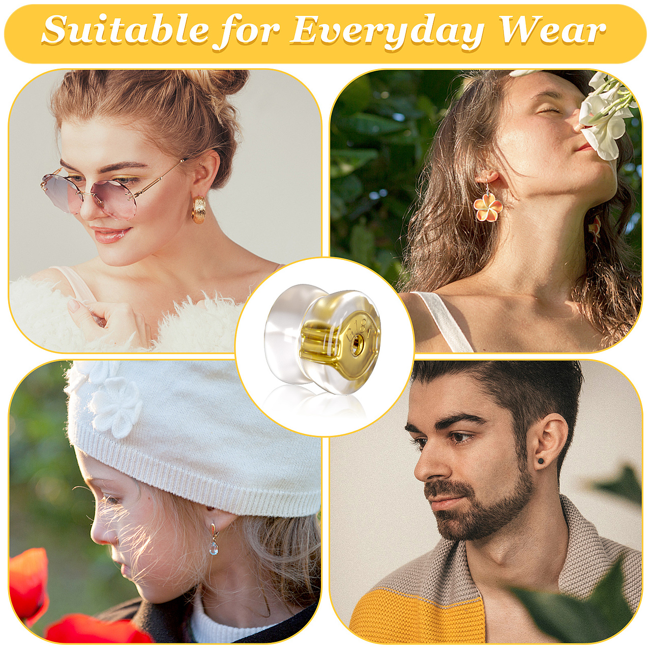 亚马逊主图-耳钉塞