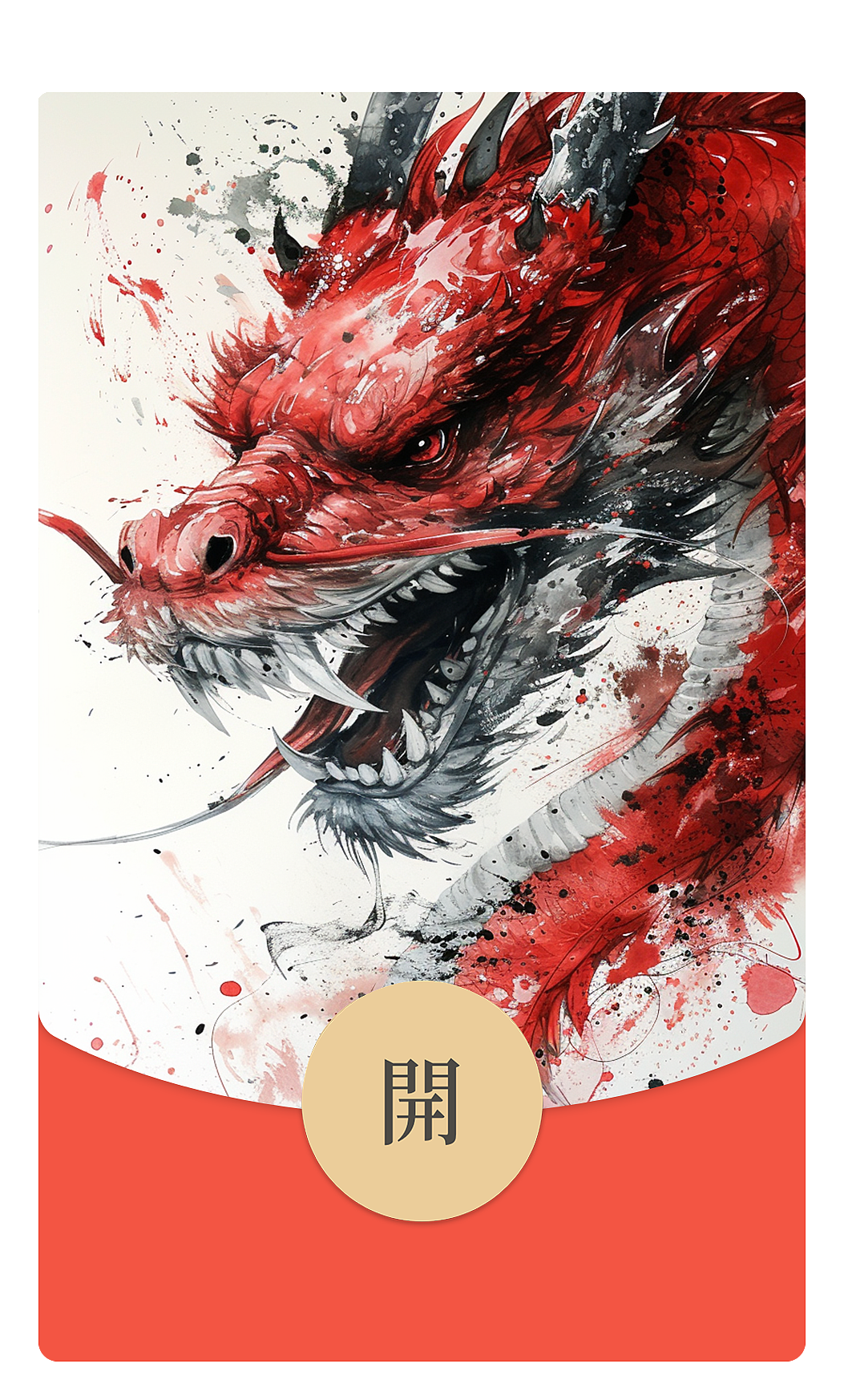 龙年微信红包封面设计