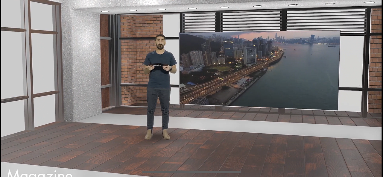 欧美风虚拟舞台,线上会议直播,线上发布会,虚拟直播