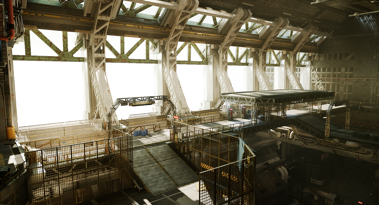 重工业风科幻工厂