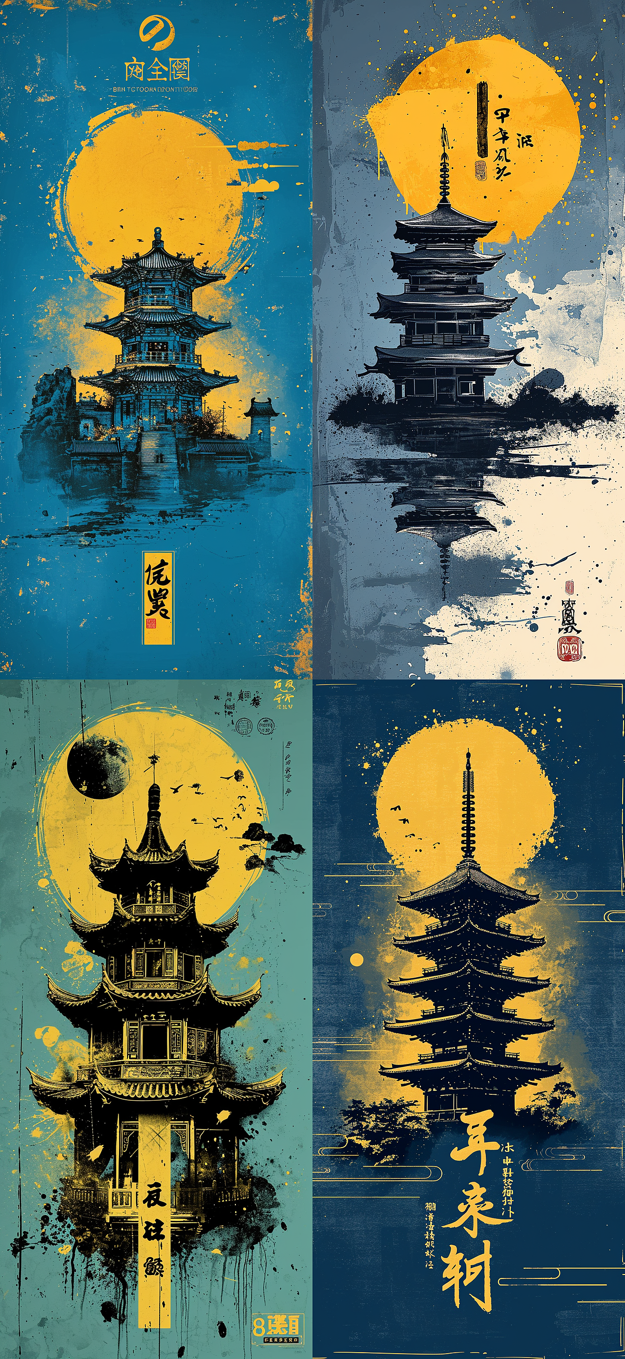 AIGC | Midjourney国风场景创作（图ZMzYwNTg0MzEy） - 概念设定 - 站酷设计师大大大全原创素材 - 站酷ZCOOL