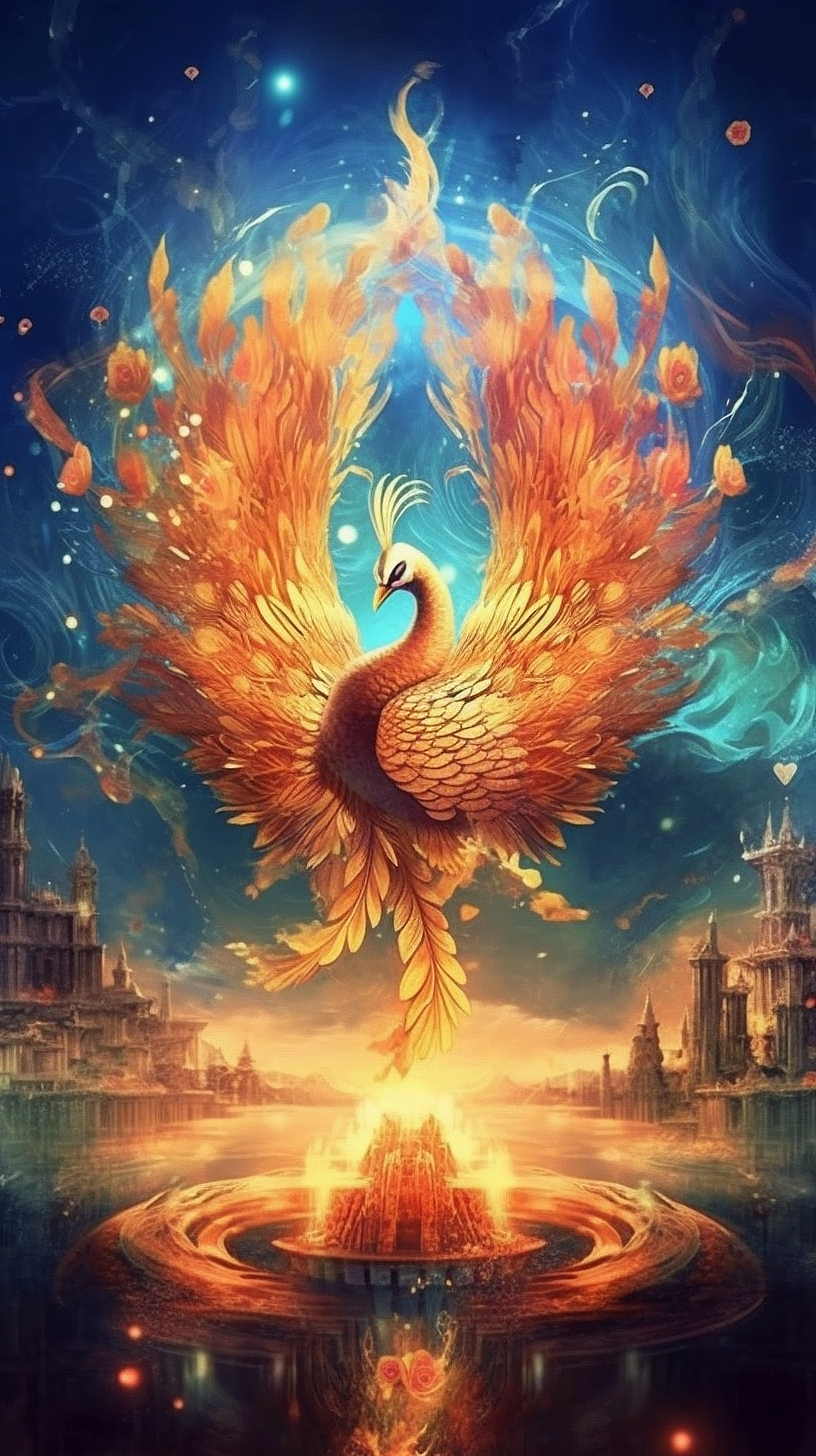 中国古代神兽系列-凤凰（图ZMzQ0ODM1MTk2） - 创作习作 - 站酷设计师艺舟1014原创素材 - 站酷ZCOOL