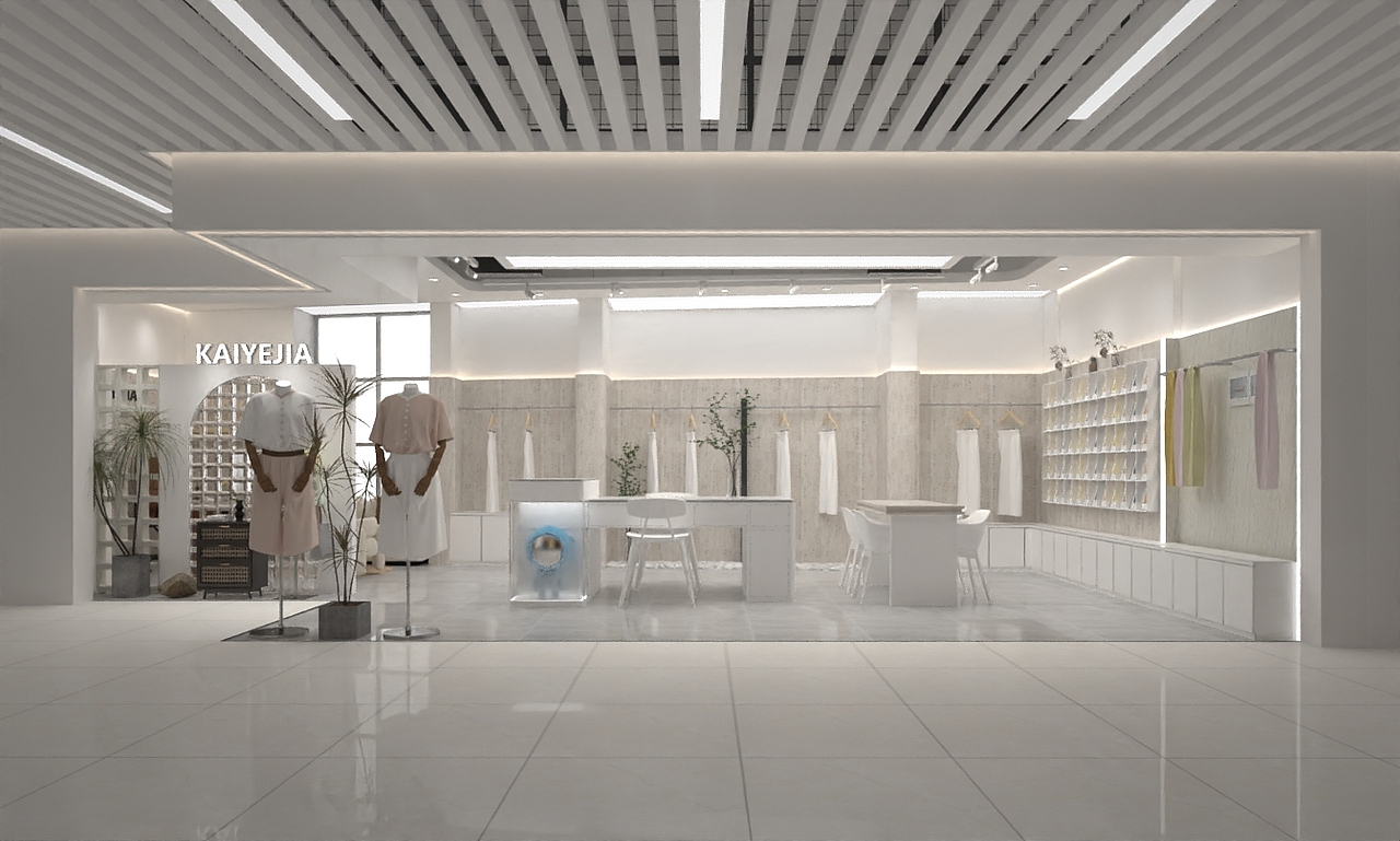 纺织,面料,服装,服装店,店铺,门头,展示