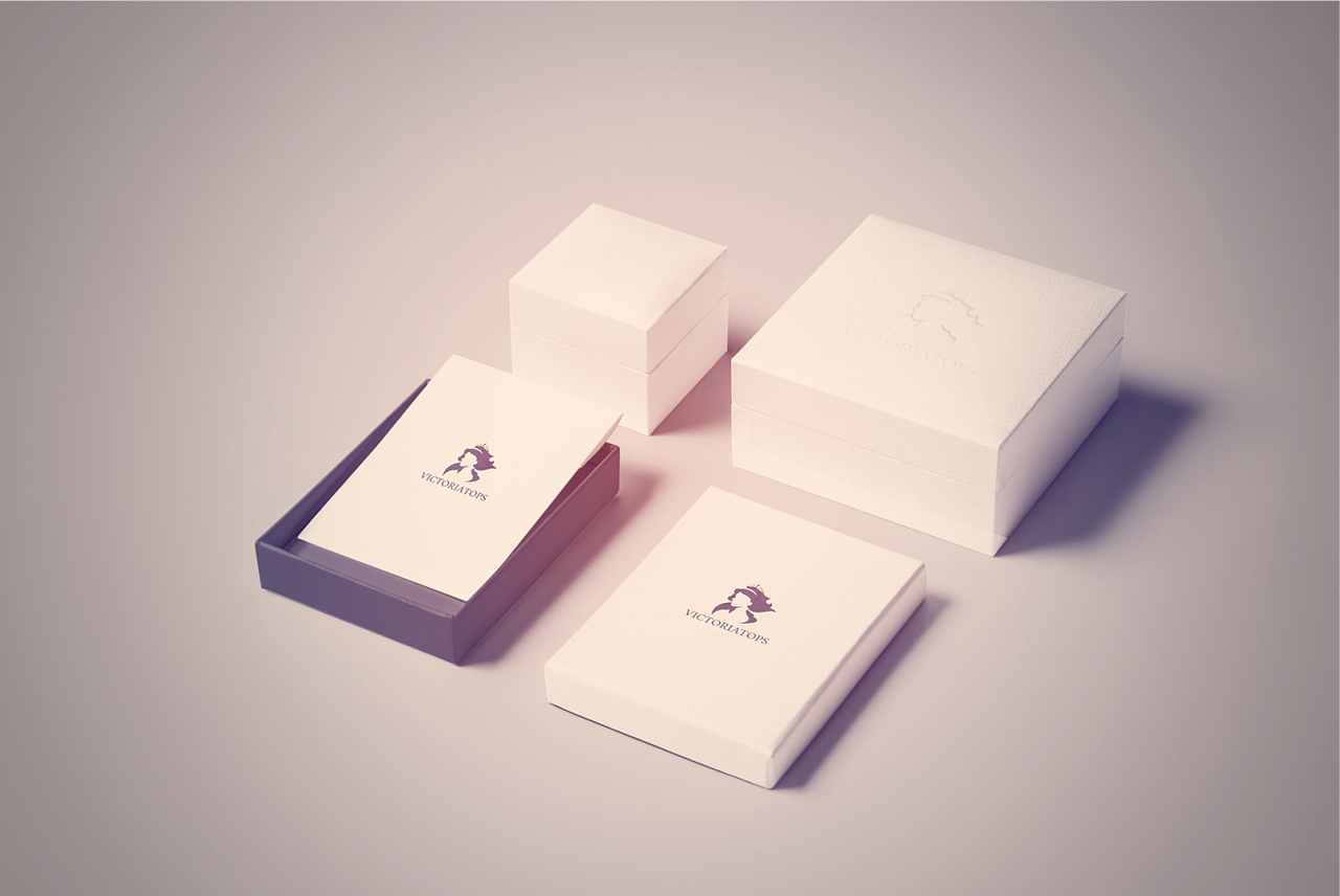 维多利亚珠宝品牌logo以及VI设计