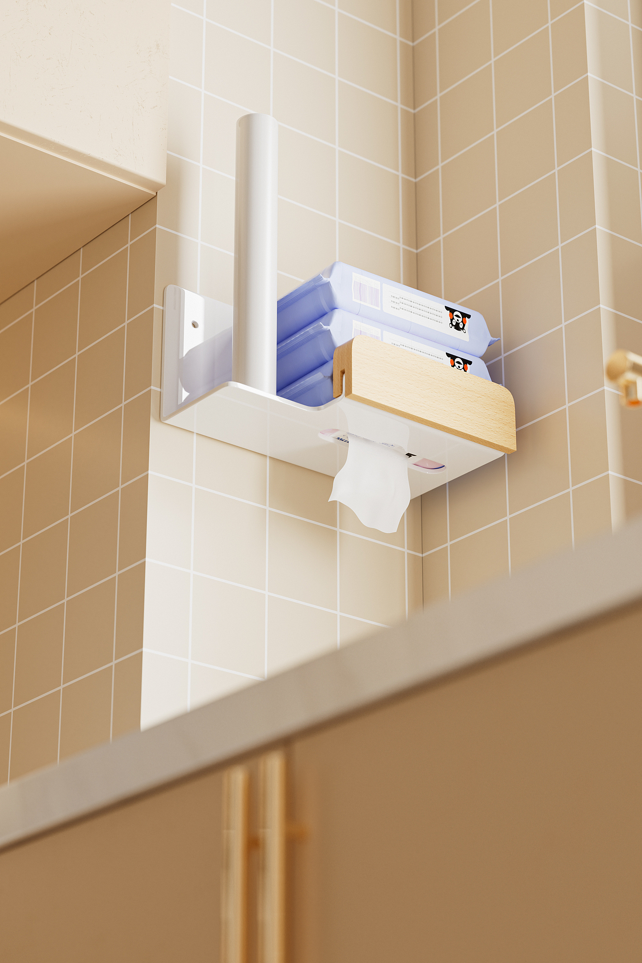 保鲜膜架的渲染（图ZMzI4ODgzMzg4） - 产品 - 站酷设计师开心侠原创素材 - 站酷ZCOOL