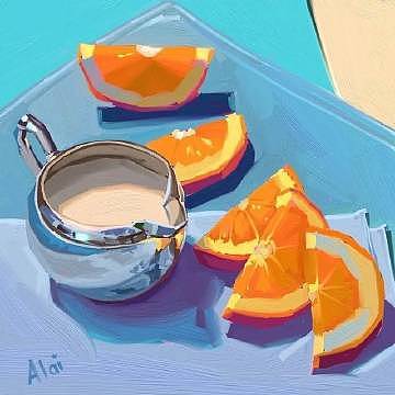 色彩运用 | 静物和日常生活的绘画作品案例分享（图ZMzYwNDkxNDYw） - 绘画 - 站酷设计师琢木考研中心原创素材 - 站酷ZCOOL