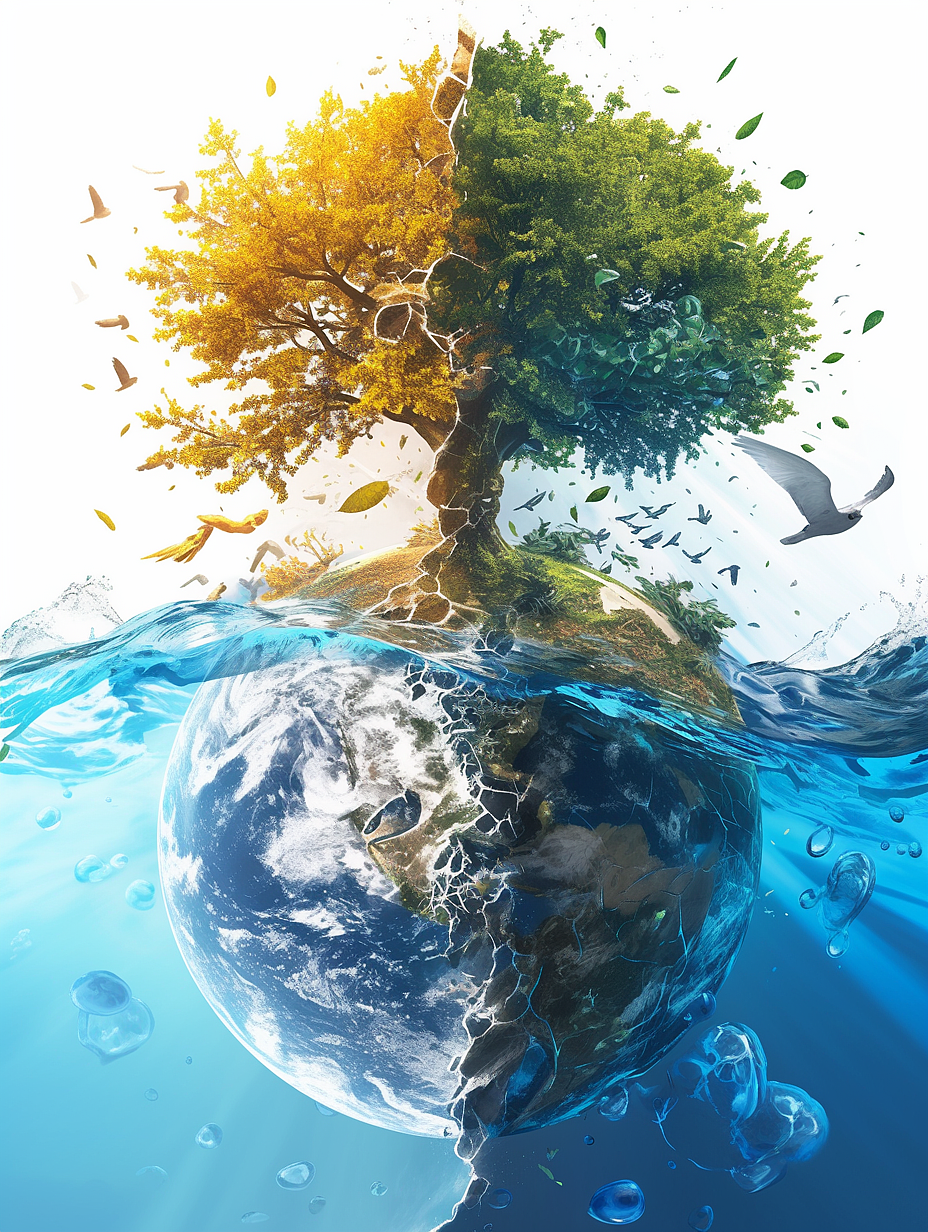 世界地球日海报