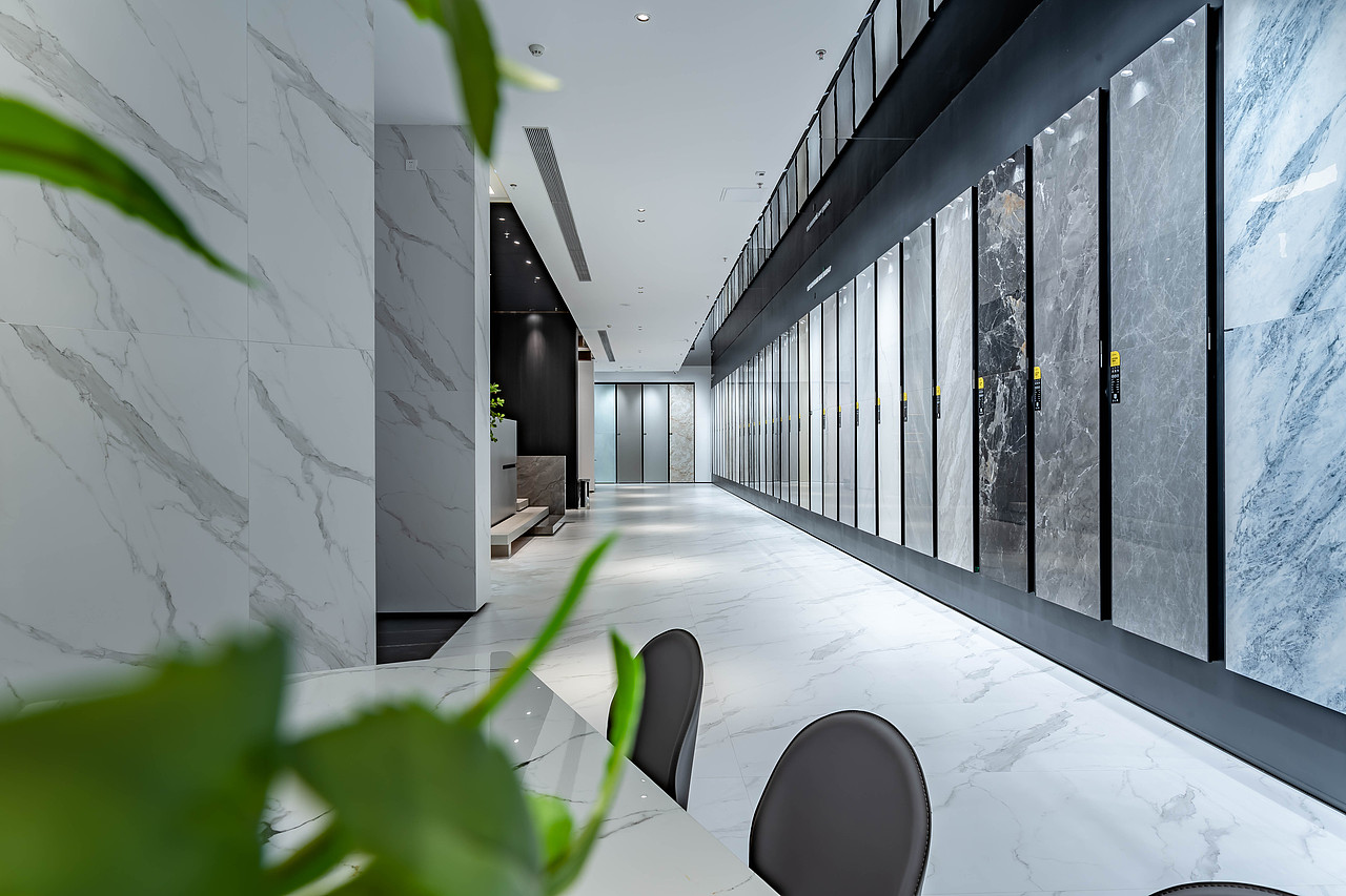 卓远陶瓷展厅X室内设计X展厅空间