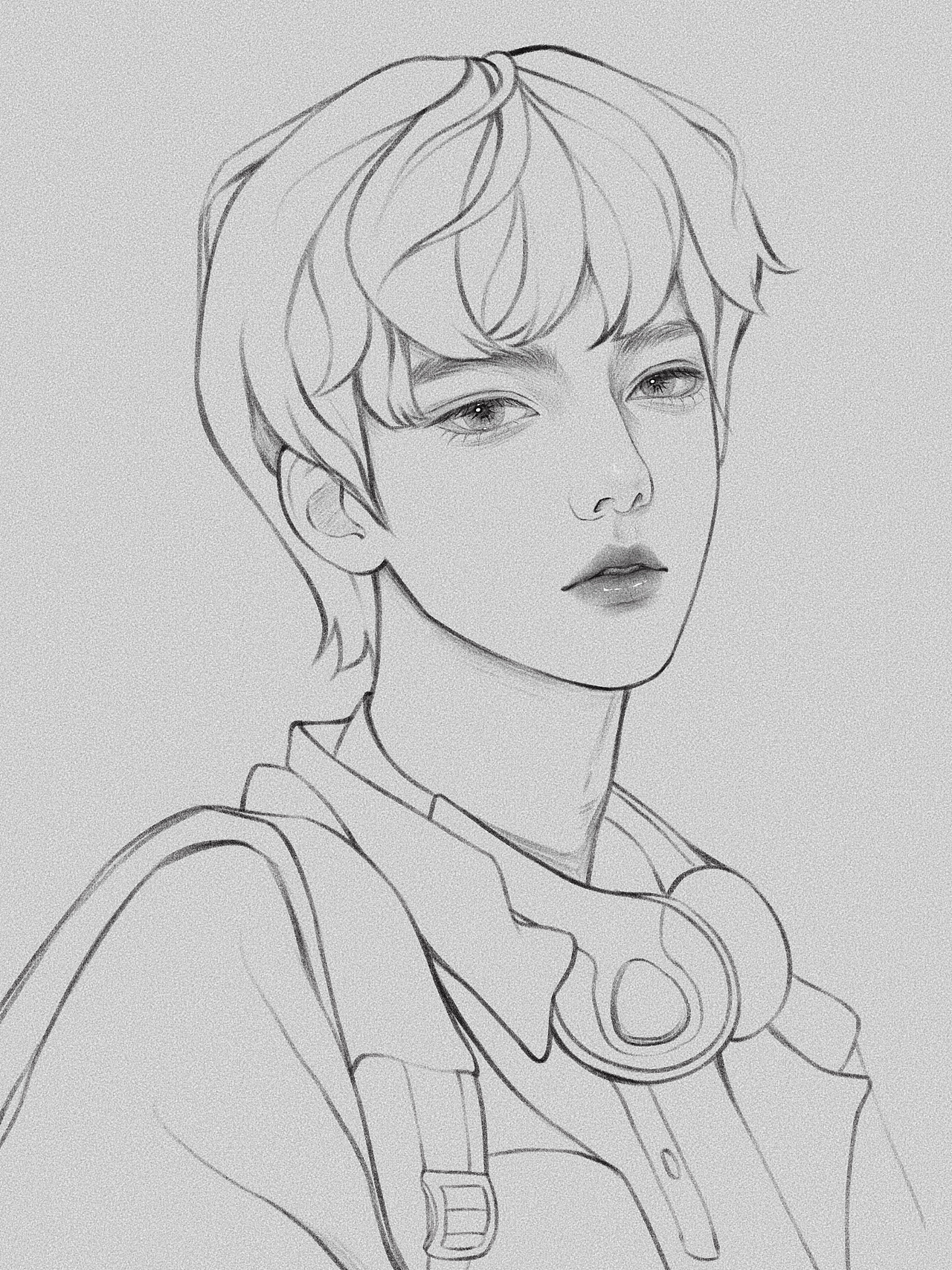 iPad線稿作品（圖ZMzM1MjAyOTcy） - 創(chuàng)作習作 - 站酷設計師一淺原創(chuàng)素材 - 站酷ZCOOL