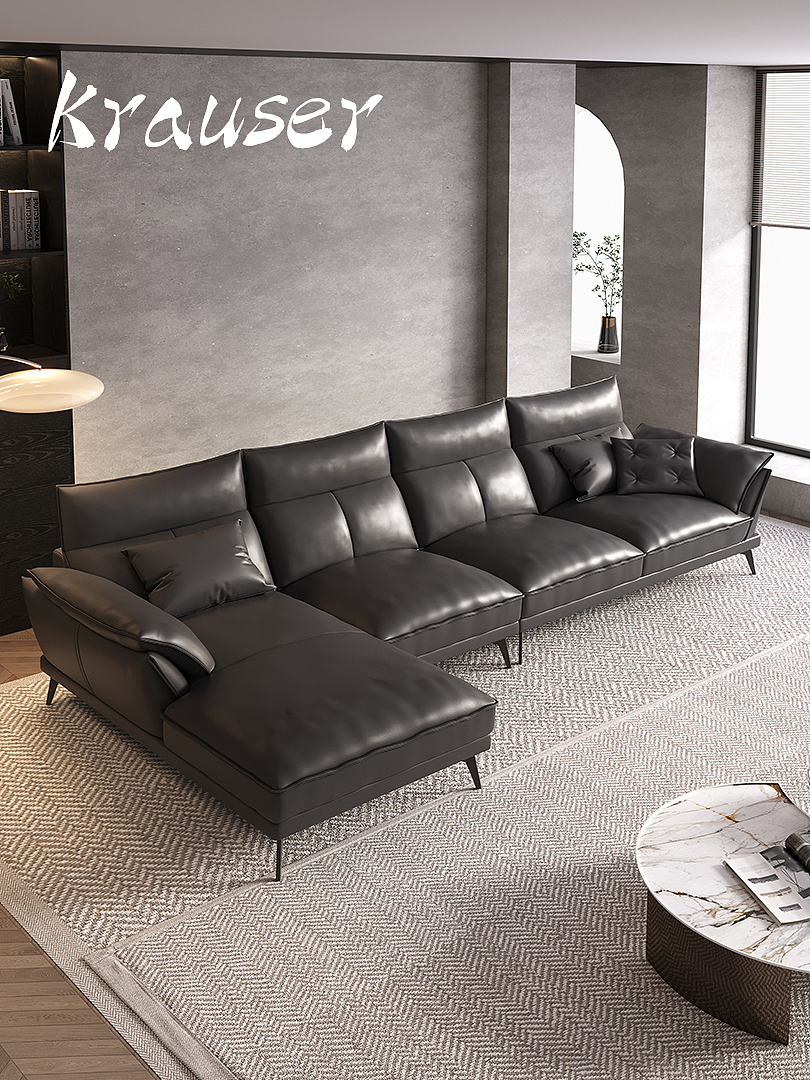 Krauser 效果圖表現(xiàn)-意式極簡 真皮沙發(fā)表現(xiàn)（圖ZMzEwMjY3NjI0） - 產(chǎn)品 - 站酷設(shè)計師krauserzzz原創(chuàng)素材 - 站酷ZCOOL