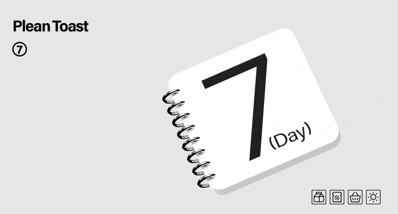 Plean Toast 早餐吐司-餐饮策略视觉设计