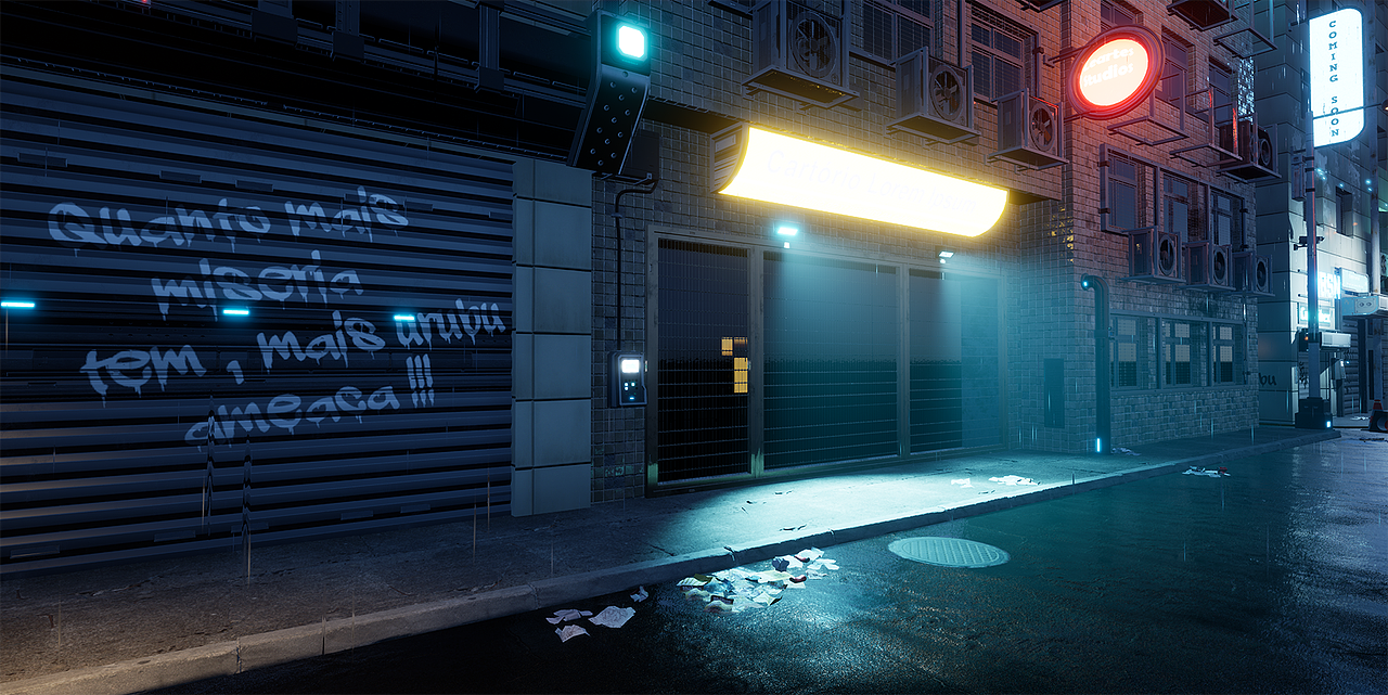 UE4-赛博朋克