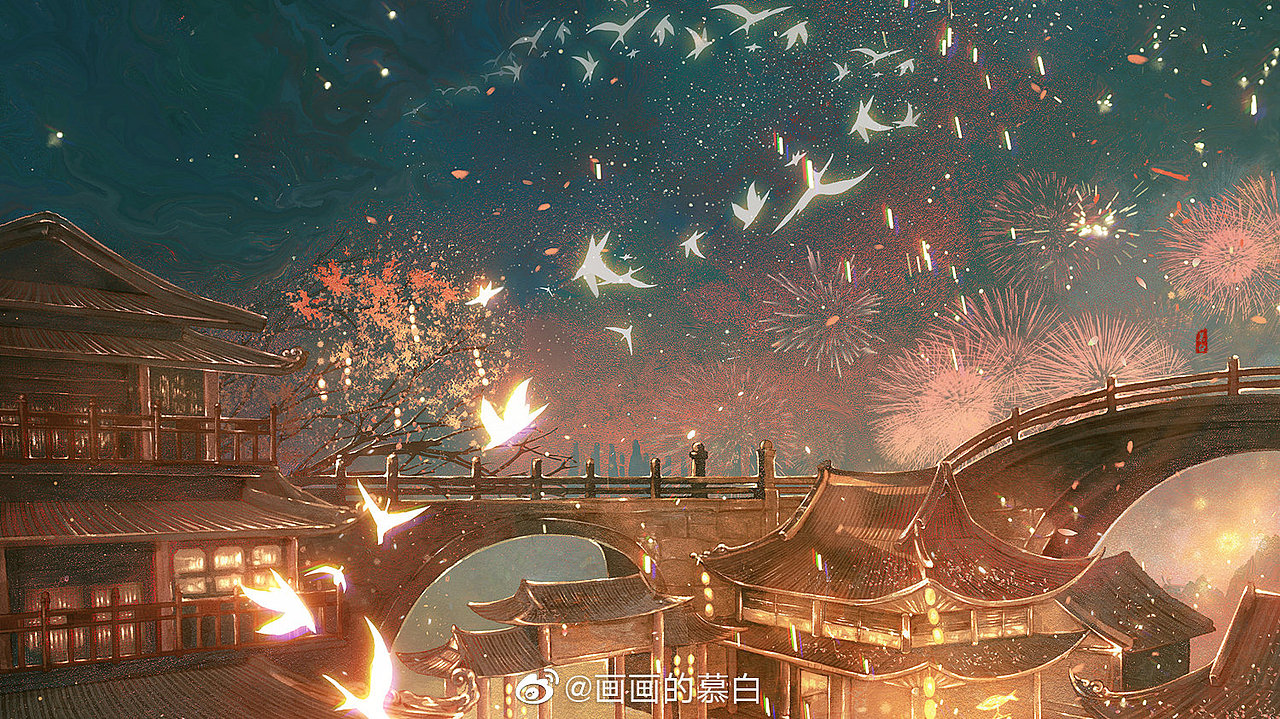 《星汉灿烂，幸甚至哉》书封【含过程】（图ZMzA5OTExODQ0） - 商业插画 - 站酷设计师慕白__原创素材 - 站酷ZCOOL