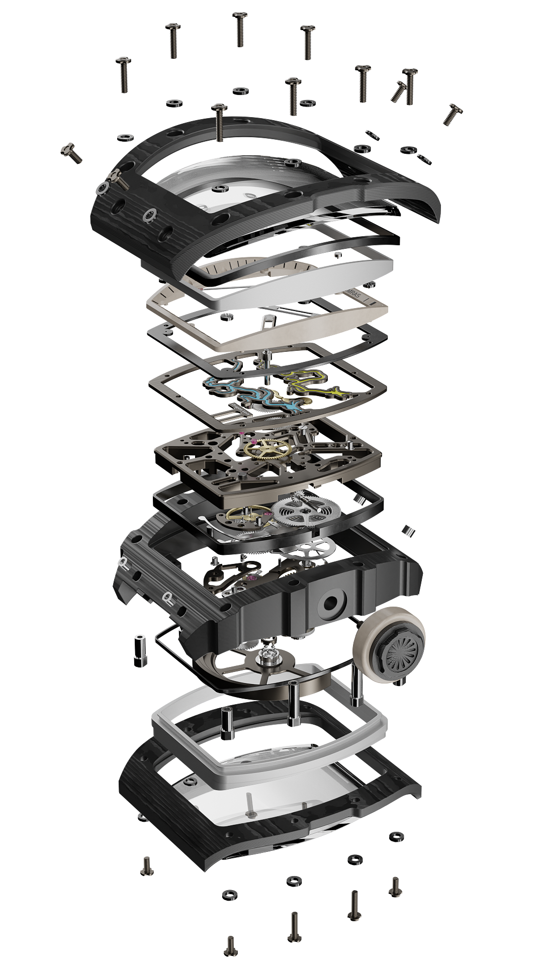 近期肝的一些机械手表动画