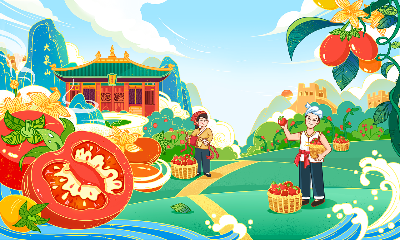 水果包装（图ZMzE1MTExNjQ0） - 商业插画 - 站酷设计师一只泰迪熊原创素材 - 站酷ZCOOL