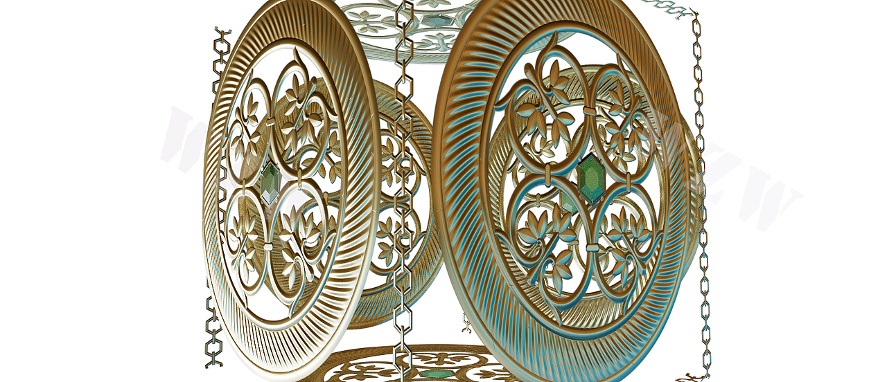 《Gold and silver pendant》|Substance Designer（图ZMzUzNjkzODI4） - 产品 - 站酷设计师旋律S原创素材 - 站酷ZCOOL