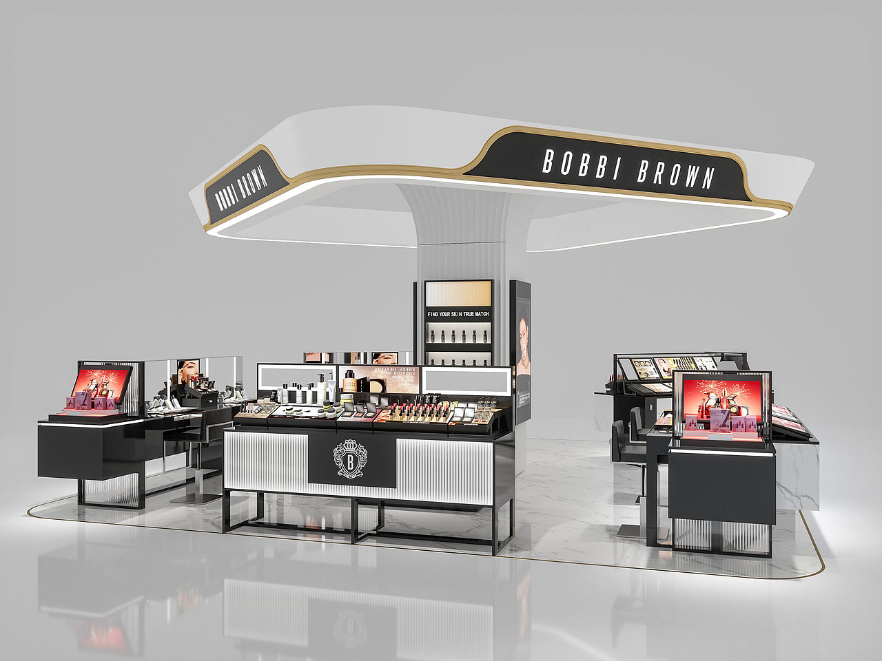 化妆品行业:店铺空间、陈列展示