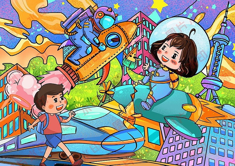 学生电脑绘画绘图作品信息素养活动作品制作设计2411