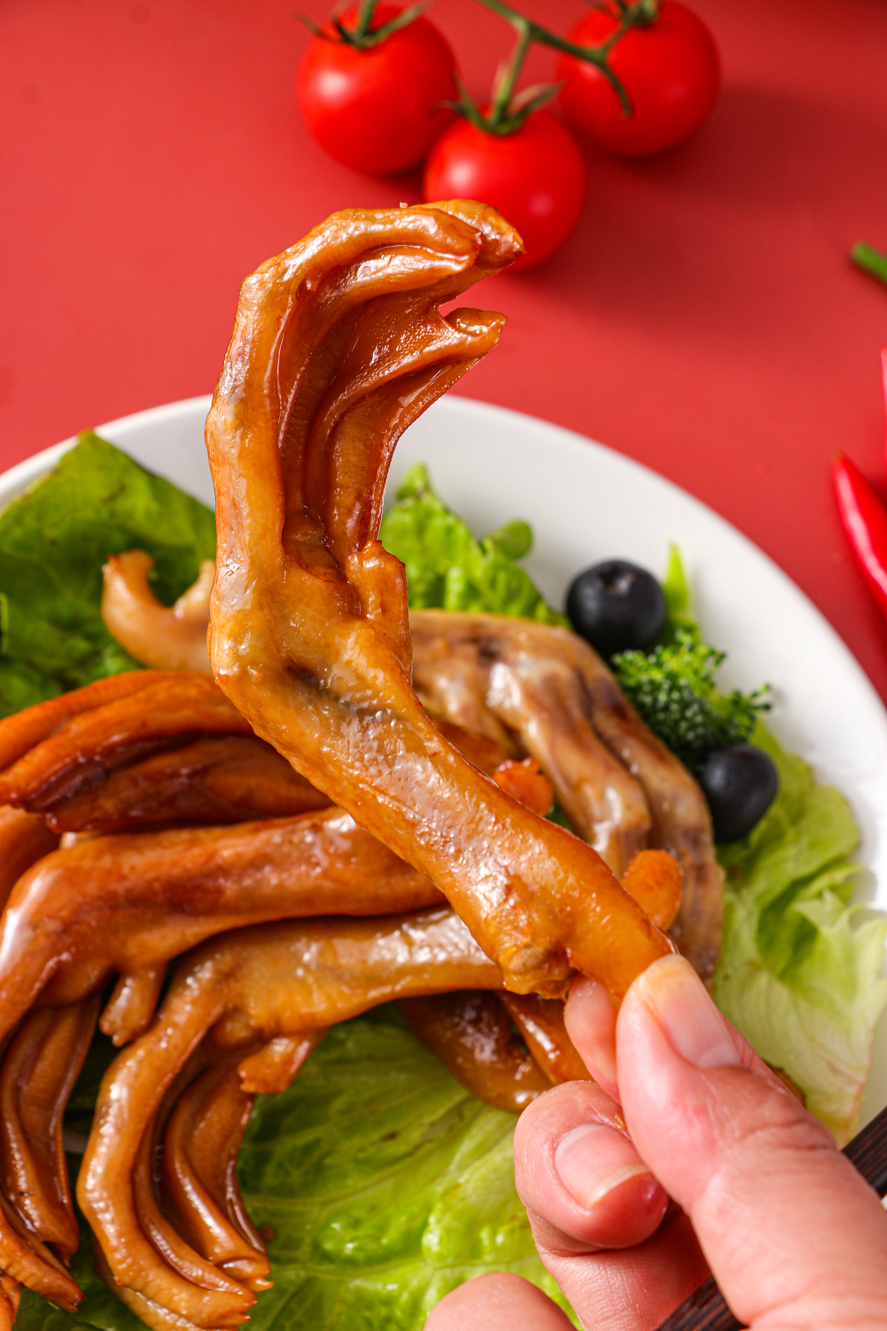 鸭爪香辣鸭掌熟食 卤味鸭脚 鸭掌鸭脚泡无骨鸭爪（图ZMzU4MTg4MTI4） - 美食摄影 - 站酷设计师光绪摄影工作室原创素材 - 站酷ZCOOL