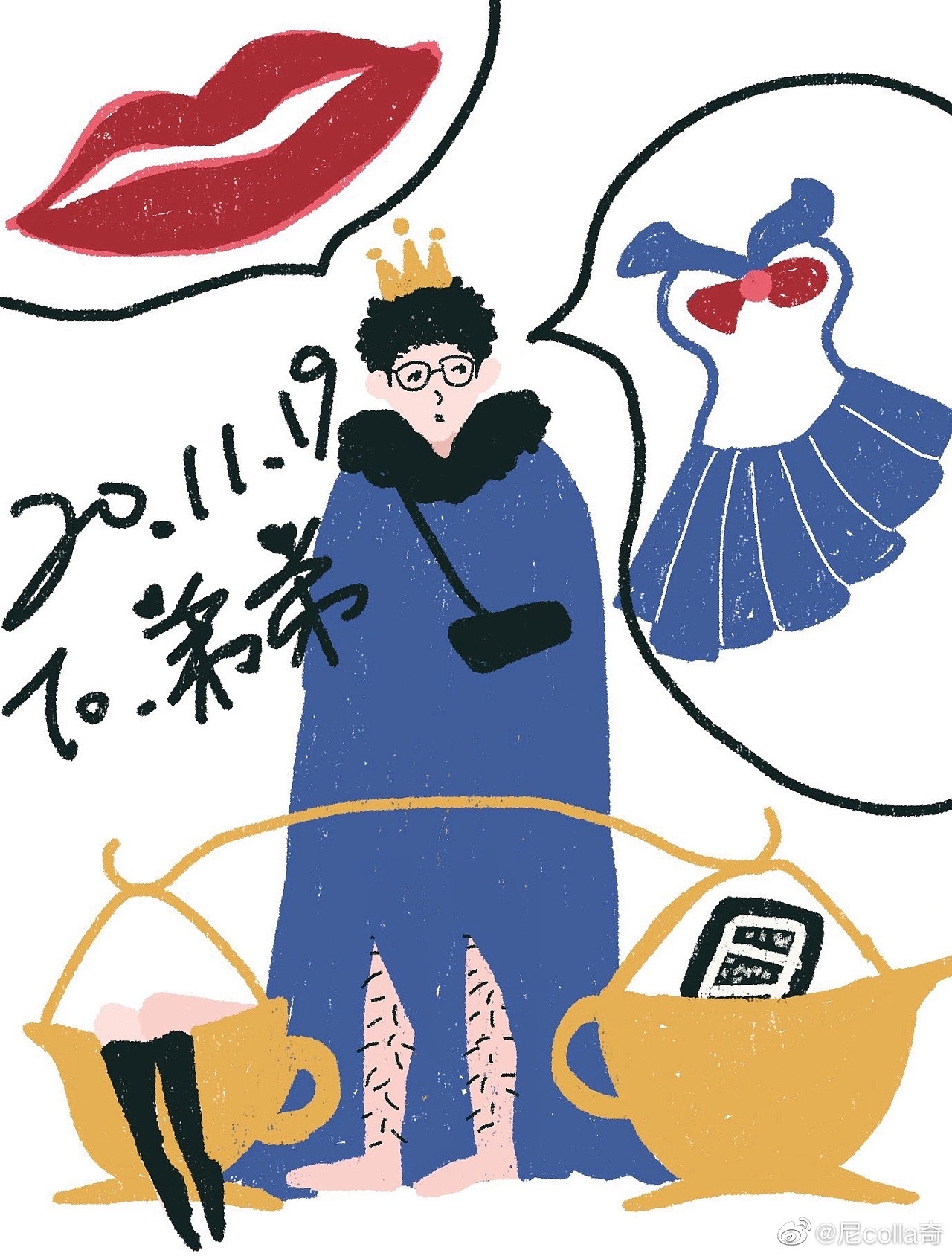 个人风格手指画