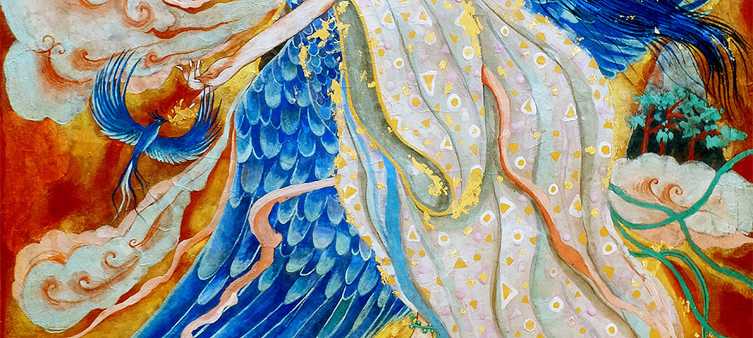 九天玄女（图ZMzY4MTI2OTIw） - 艺术插画 - 站酷设计师迷小嘟原创素材 - 站酷ZCOOL