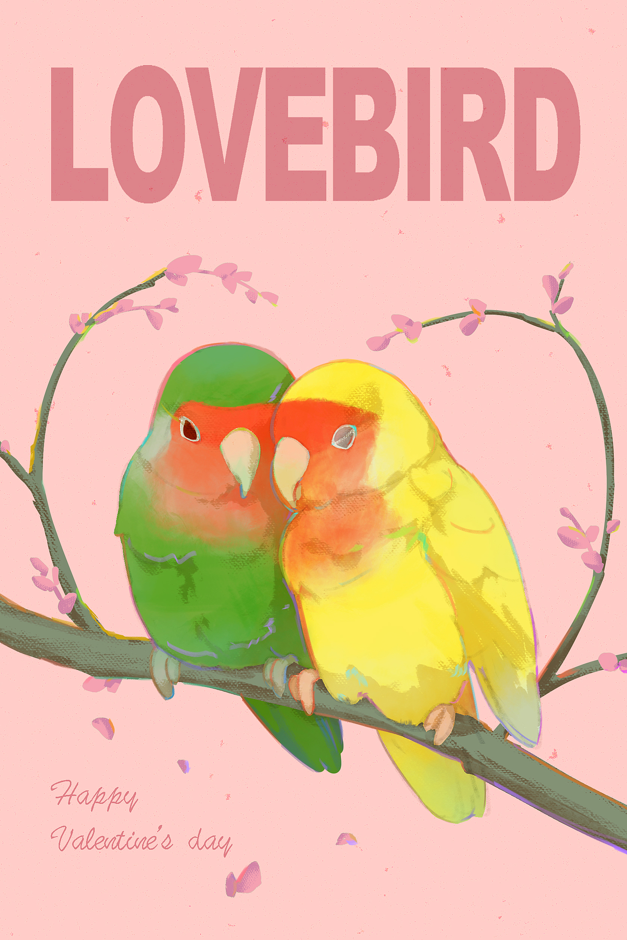 lovebird（圖ZMzQyNDgzNDY0） - 創(chuàng)作習作 - 站酷設計師江曉尾原創(chuàng)素材 - 站酷ZCOOL