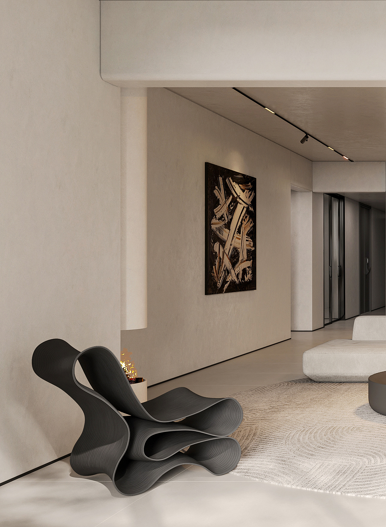 【微视设计&设计管家】340平方/长沙意式的家