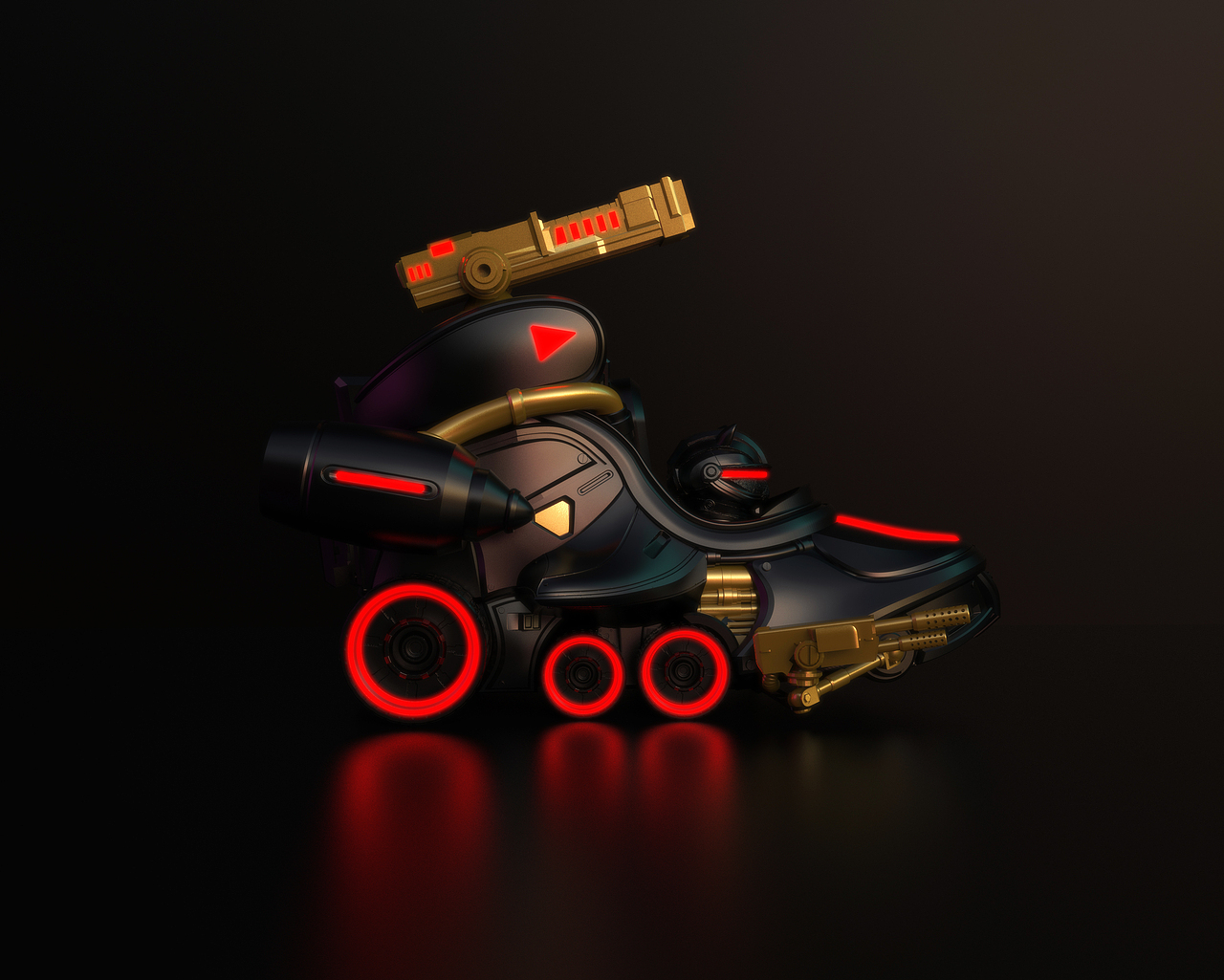 賽博潮鞋戰(zhàn)車（圖ZMzY2ODQ1NTY4） - 手辦/模玩 - 站酷設(shè)計(jì)師許翰清原創(chuàng)素材 - 站酷ZCOOL