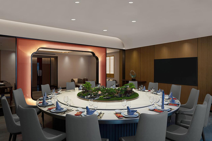 东莞新嘉园海鲜餐厅包房设计欣赏（图ZMzM2MTc5ODQw） - 酒店餐饮设计 - 站酷设计师尤度设计原创素材 - 站酷ZCOOL