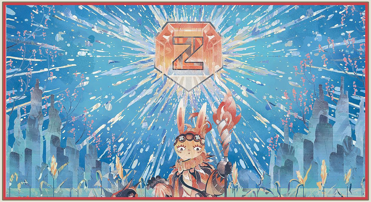 祥灵·瑞灵 - 火之餐 十二生肖（图ZMzIxMTM1MTA0） - 商业插画 - 站酷设计师鑫兰灰人原创素材 - 站酷ZCOOL