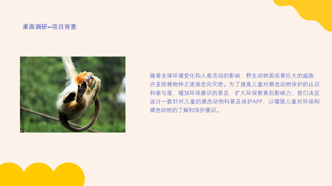 针对儿童的濒危动物科普及保护APP—毛毛的愿望UI设计