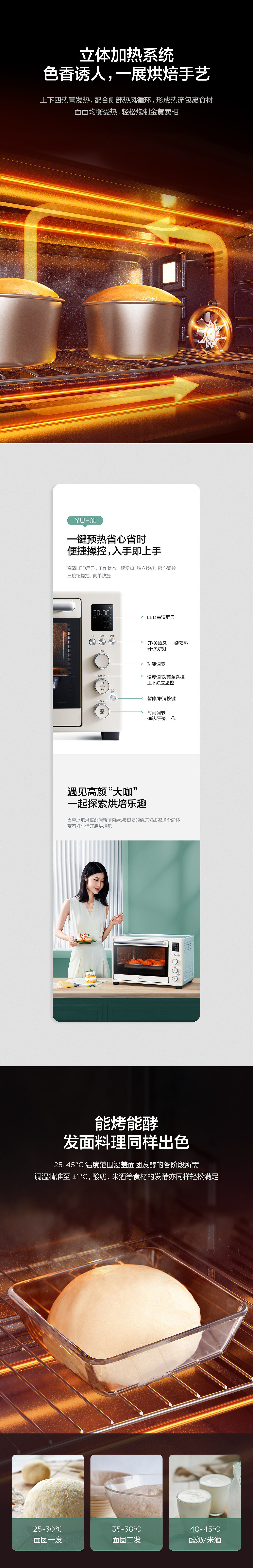 美的YU系列4012烤箱（图ZMzEwMDM4NzAw） - 电商 - 站酷设计师啊发耶原创素材 - 站酷ZCOOL