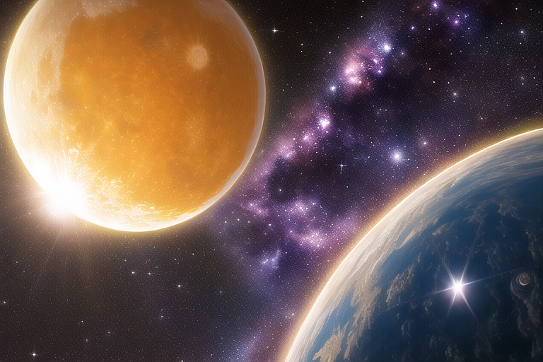 AI生成：太阳宇宙（图ZMzE5MTkyNjIw） - AI作品 - 站酷设计师幻风月68原创素材 - 站酷ZCOOL