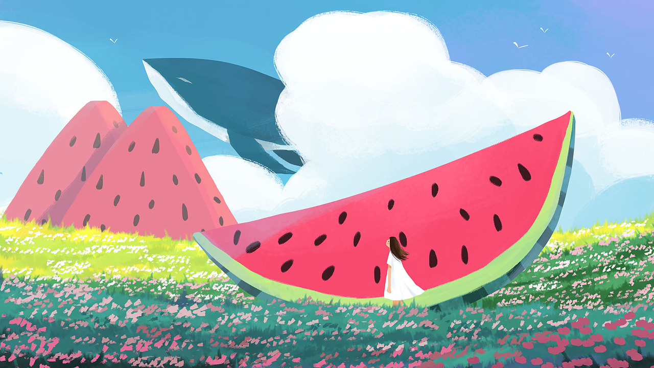 一组治愈系作品集合