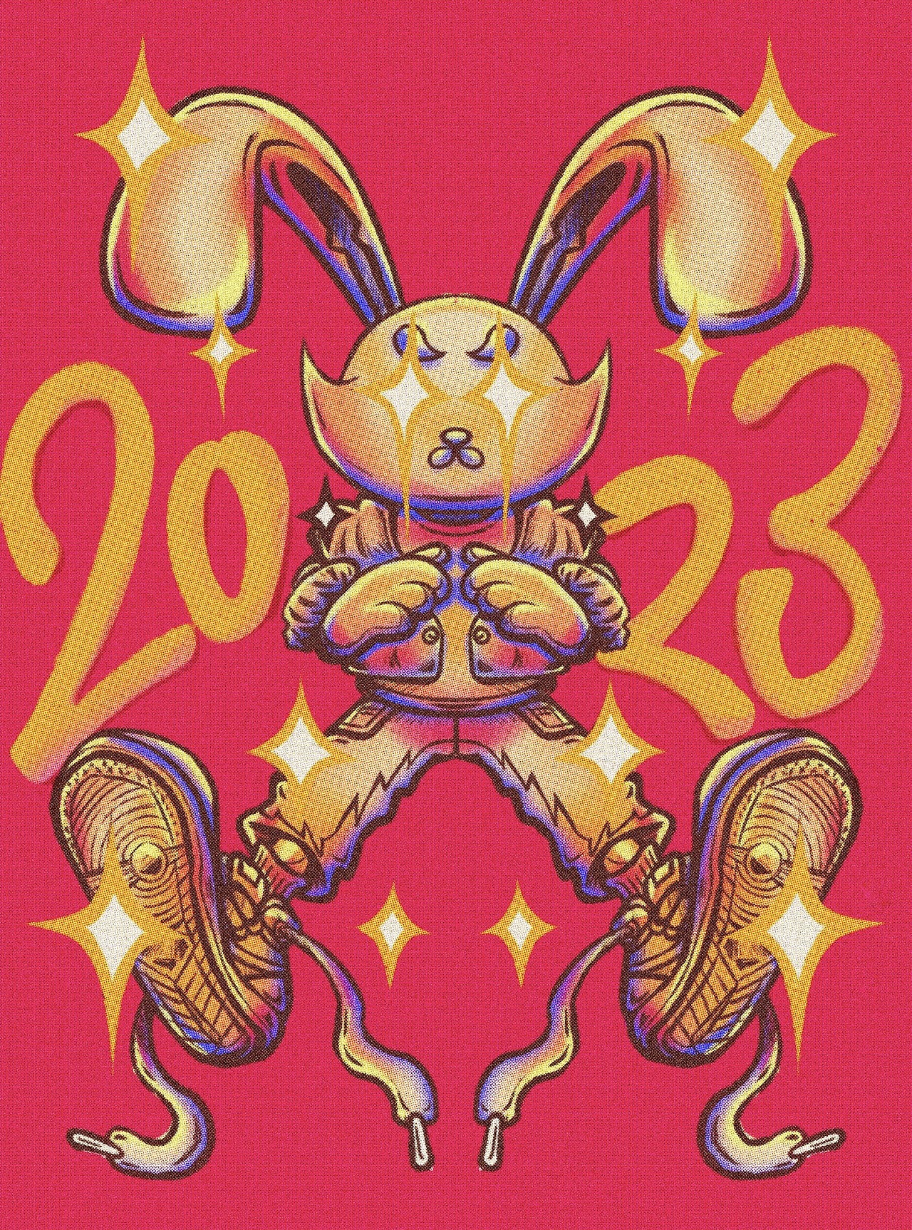 LINCH&2023|兔年新春插画