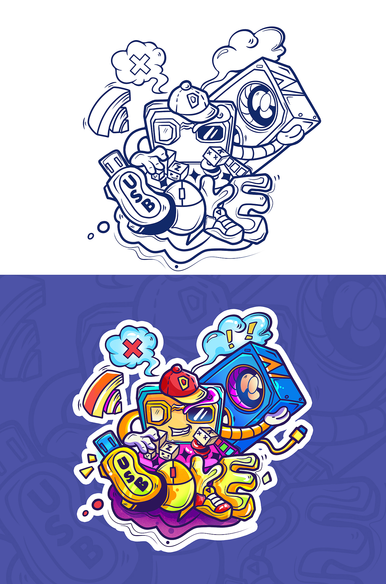 2022-2023插画师芋头作品集总结